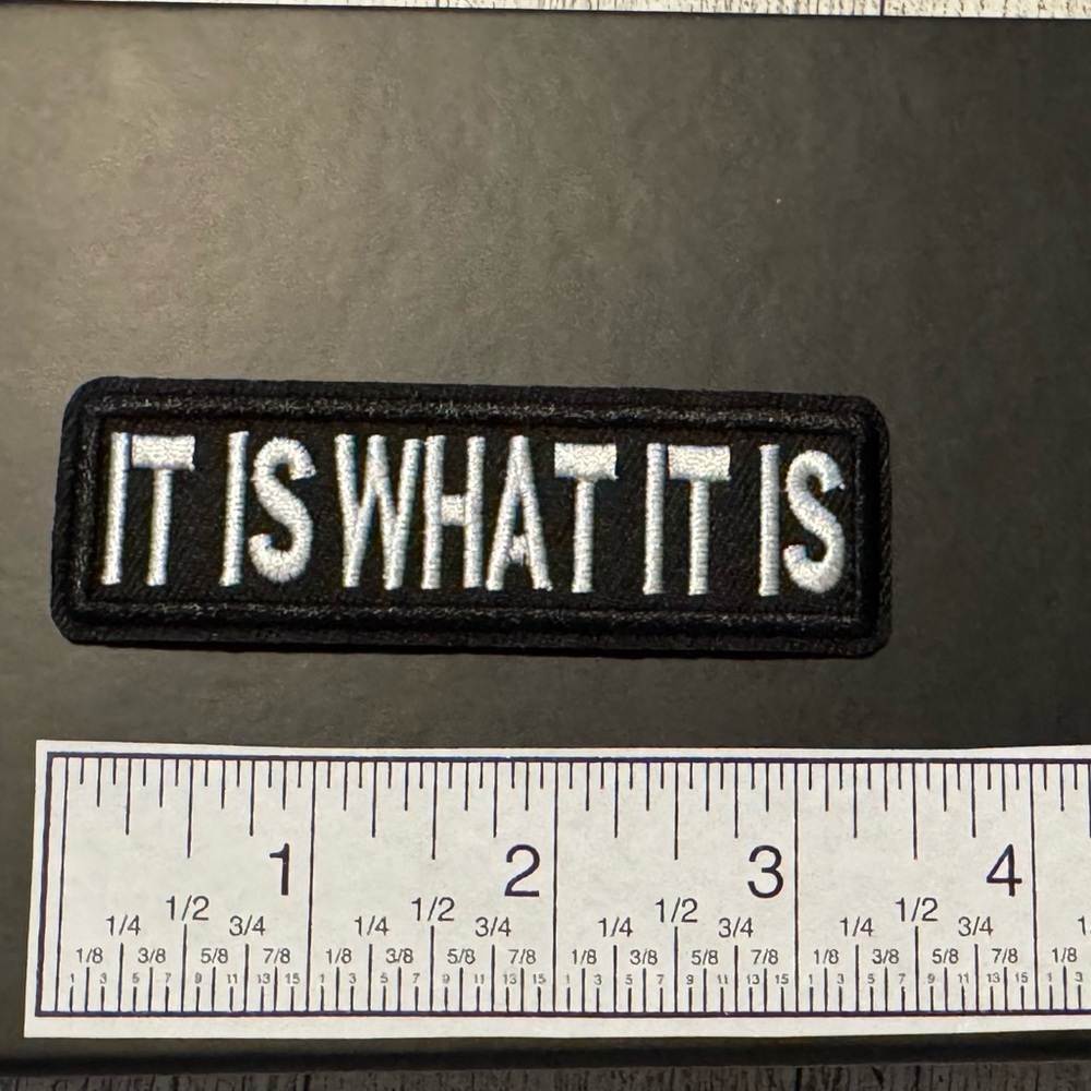 Biker Motorcycle - Funny Memes - Iron On / Sew-On Embroidered Patch